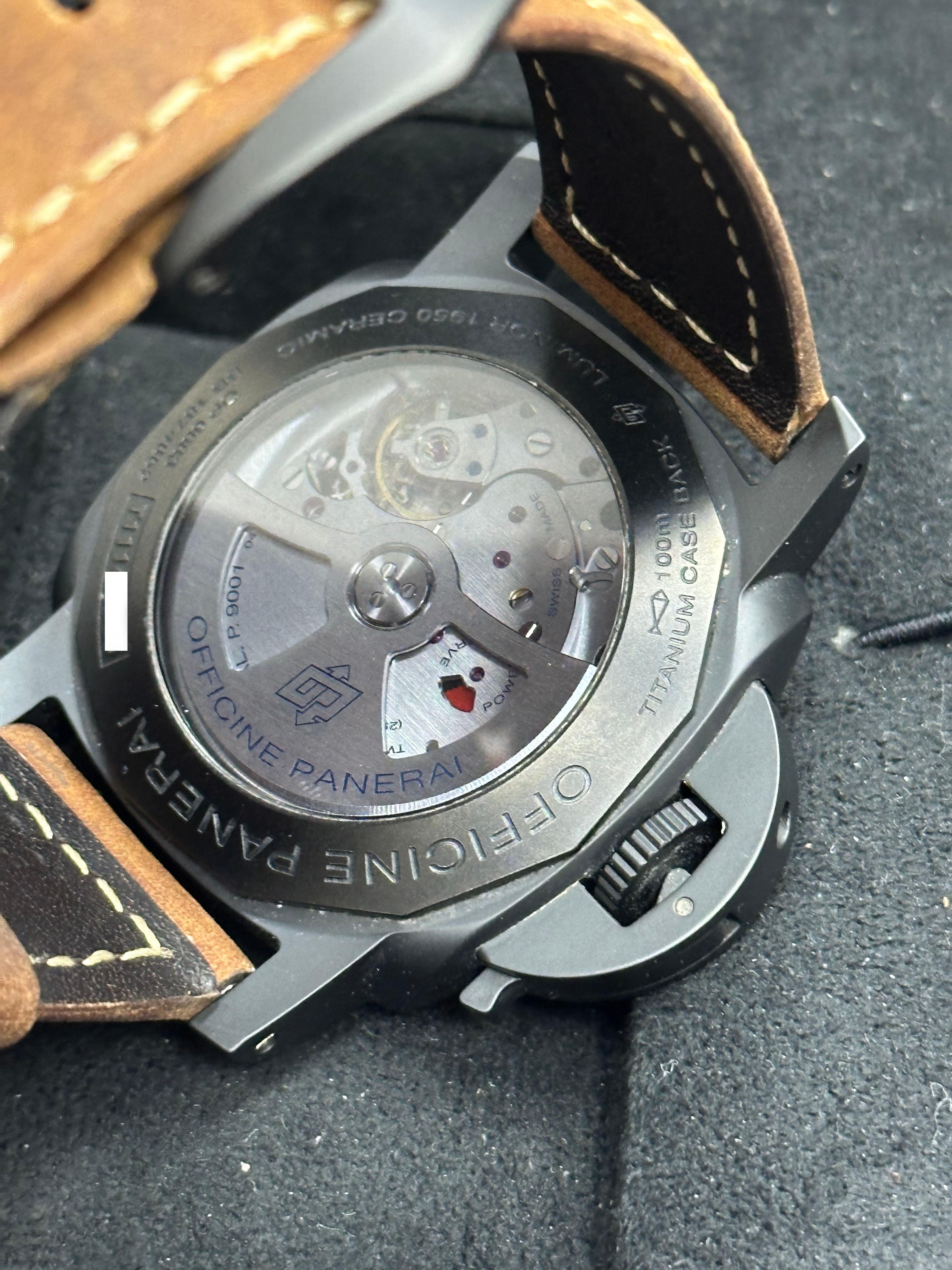 Panerai PAM441 PAM00441 Luminor 1950 3 Days GMT Ceramica Black Box Booklet 3