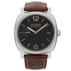 Used Panerai Radiomir 1940 3 Days 47mm Steel Black Dial Men Hand Wind Watch PAM00514