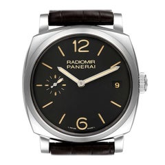 Panerai Radiomir 1940 Black Dial 3 Days Steel Watch PAM00514 Box Papers