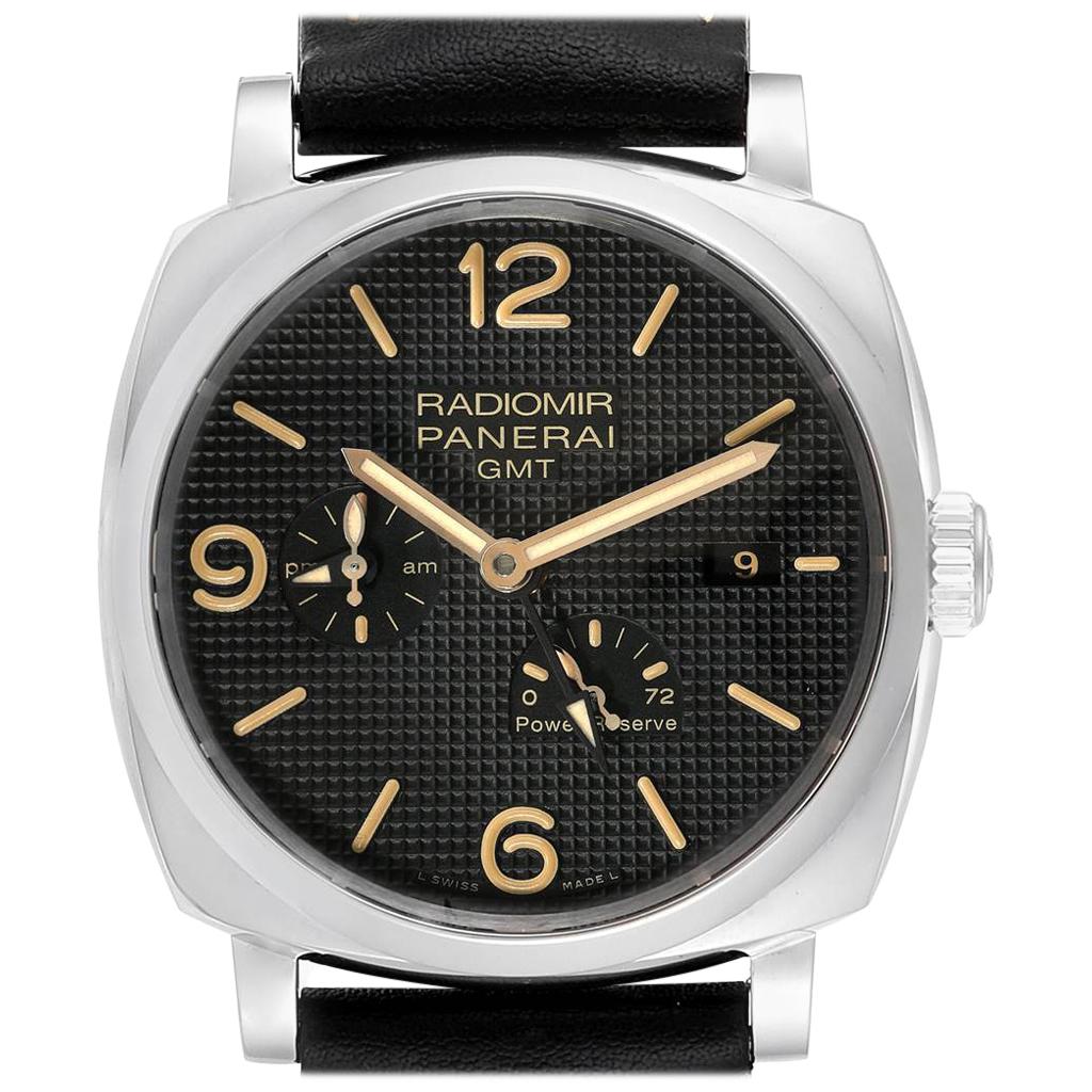 Panerai Radiomir 1940 GMT Power Reserve Men's Watch PAM00628 Box Papers For Sale