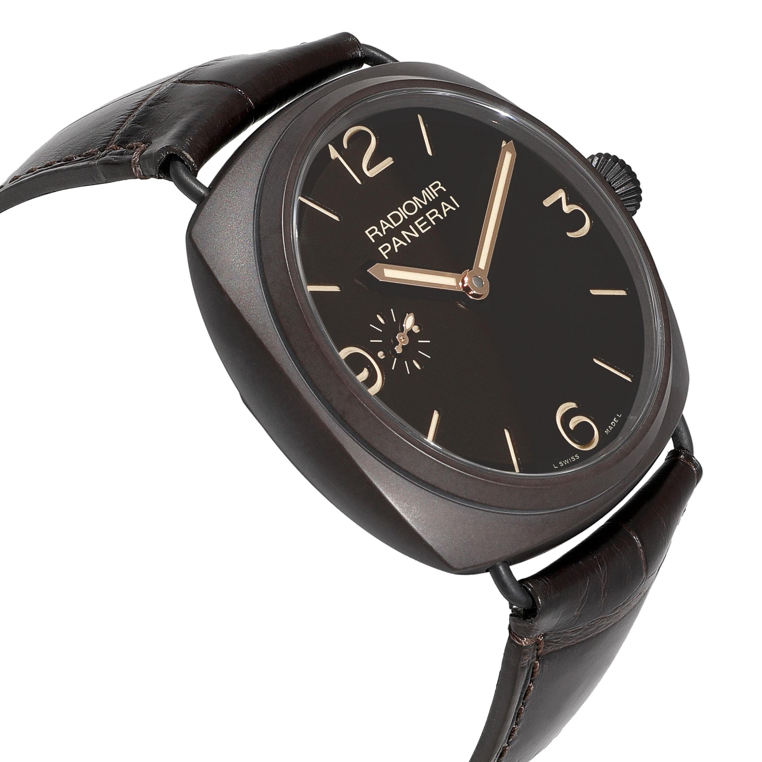 Panerai Radiomir 3 Tag PAM00504 Herrenuhr in Composite im Angebot 1