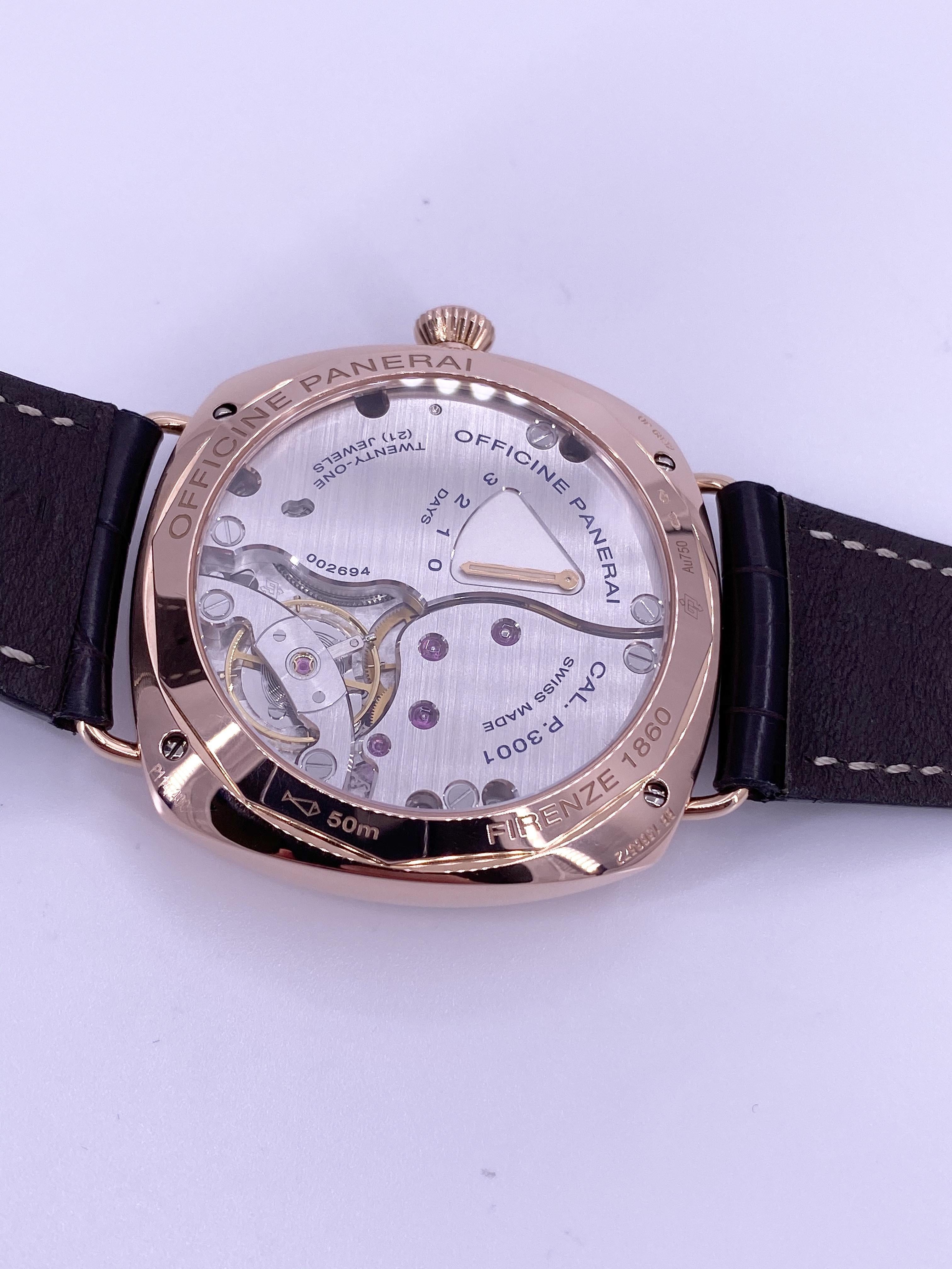Men's Panerai Radiomir 3 Days GMT MINT Full set PAM 421 For Sale