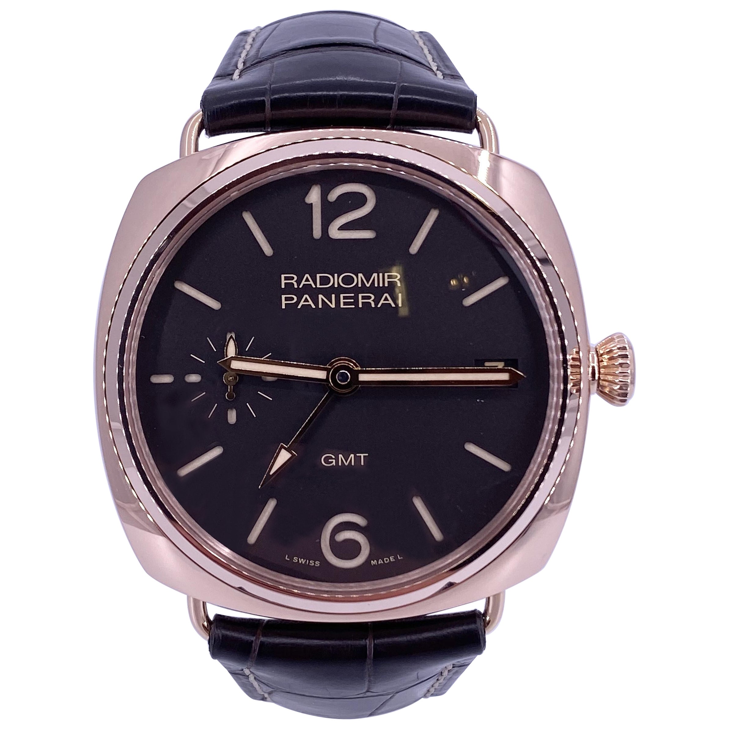 Panerai Radiomir 3 Días GMT MINT Juego completo PAM 421