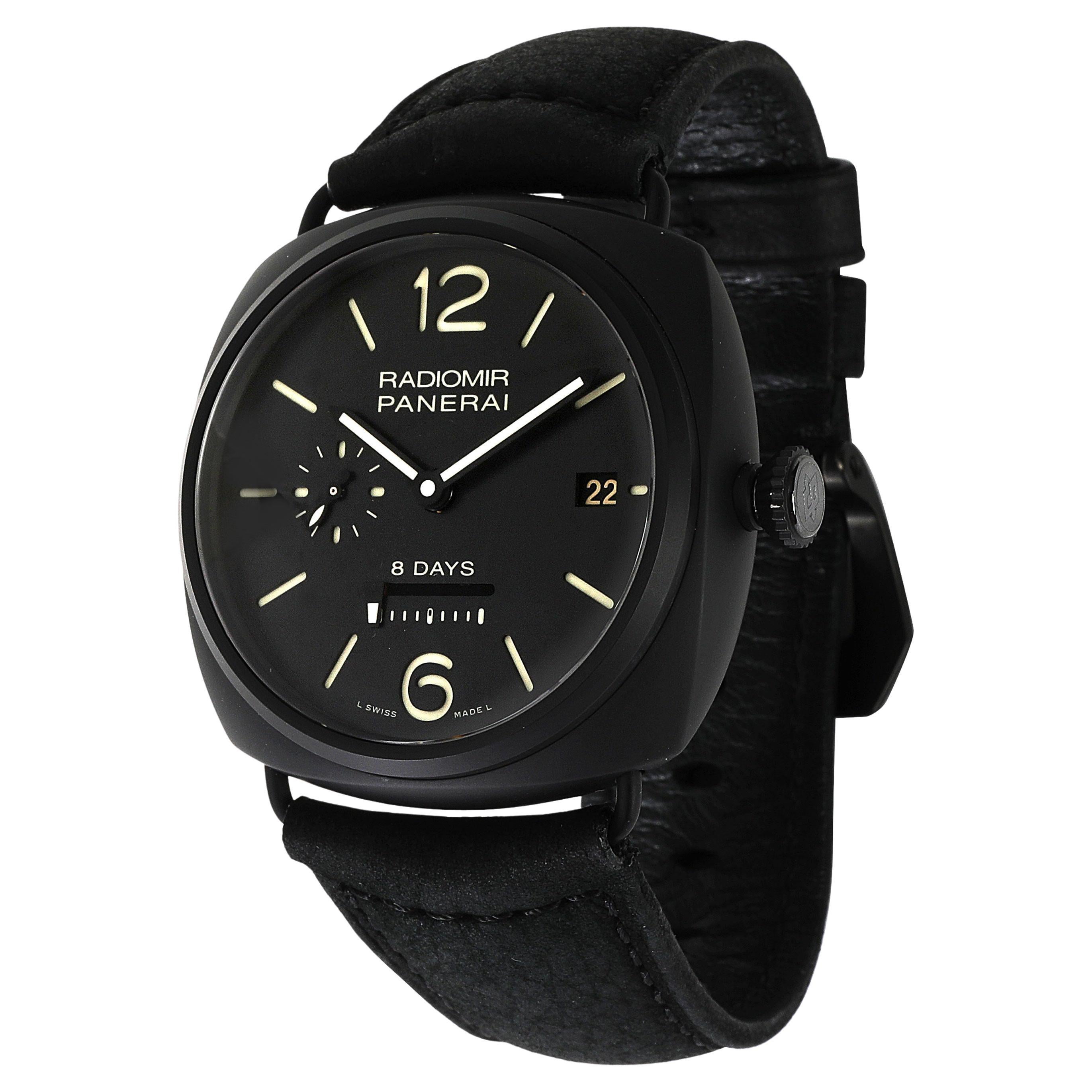 Panerai Radiomir 8 Day PAM00384 Men's Watch in Ceramic/Titanium