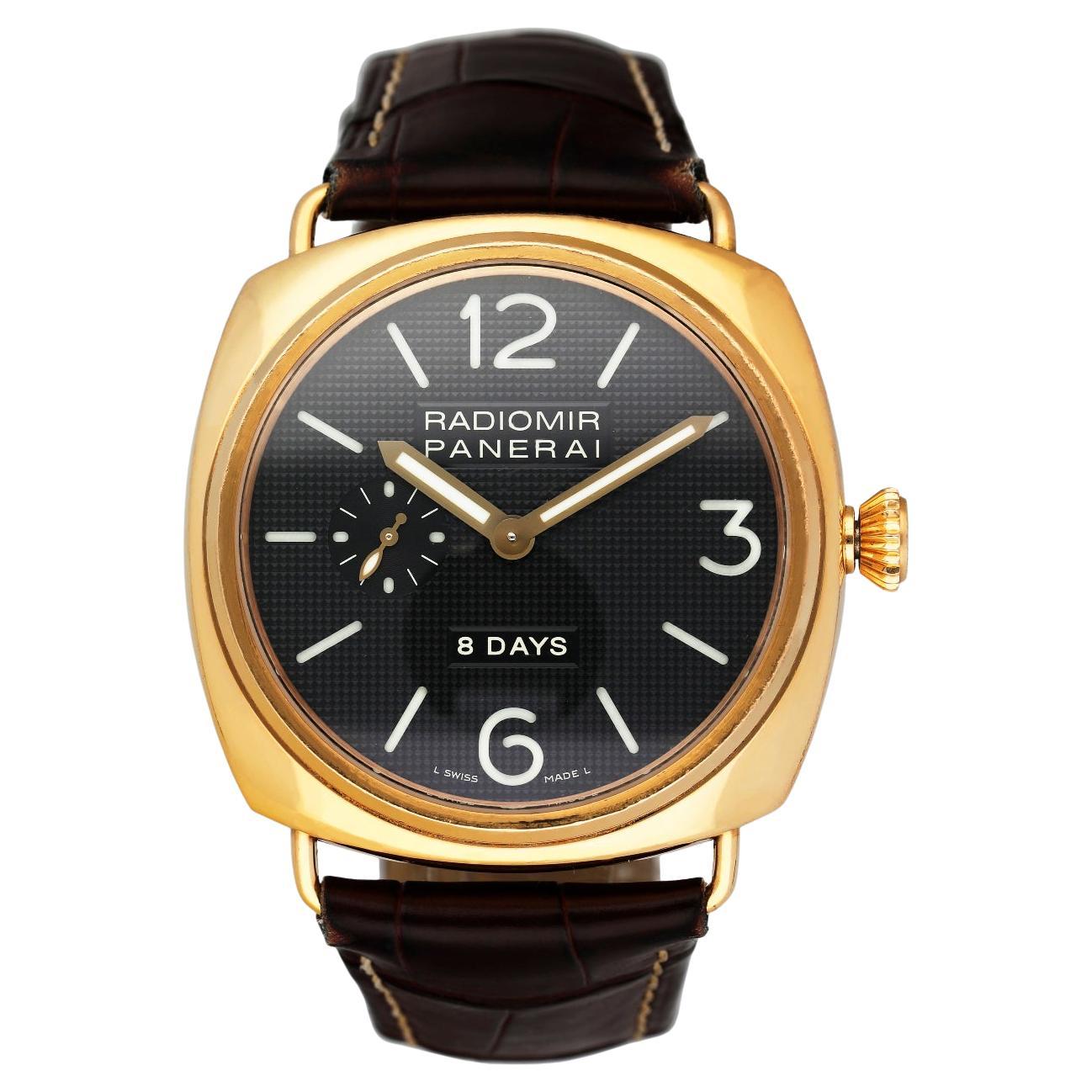Panerai Platinum Radiomir 10-Days GMT PAM 495 Wristwatch with Date at ...