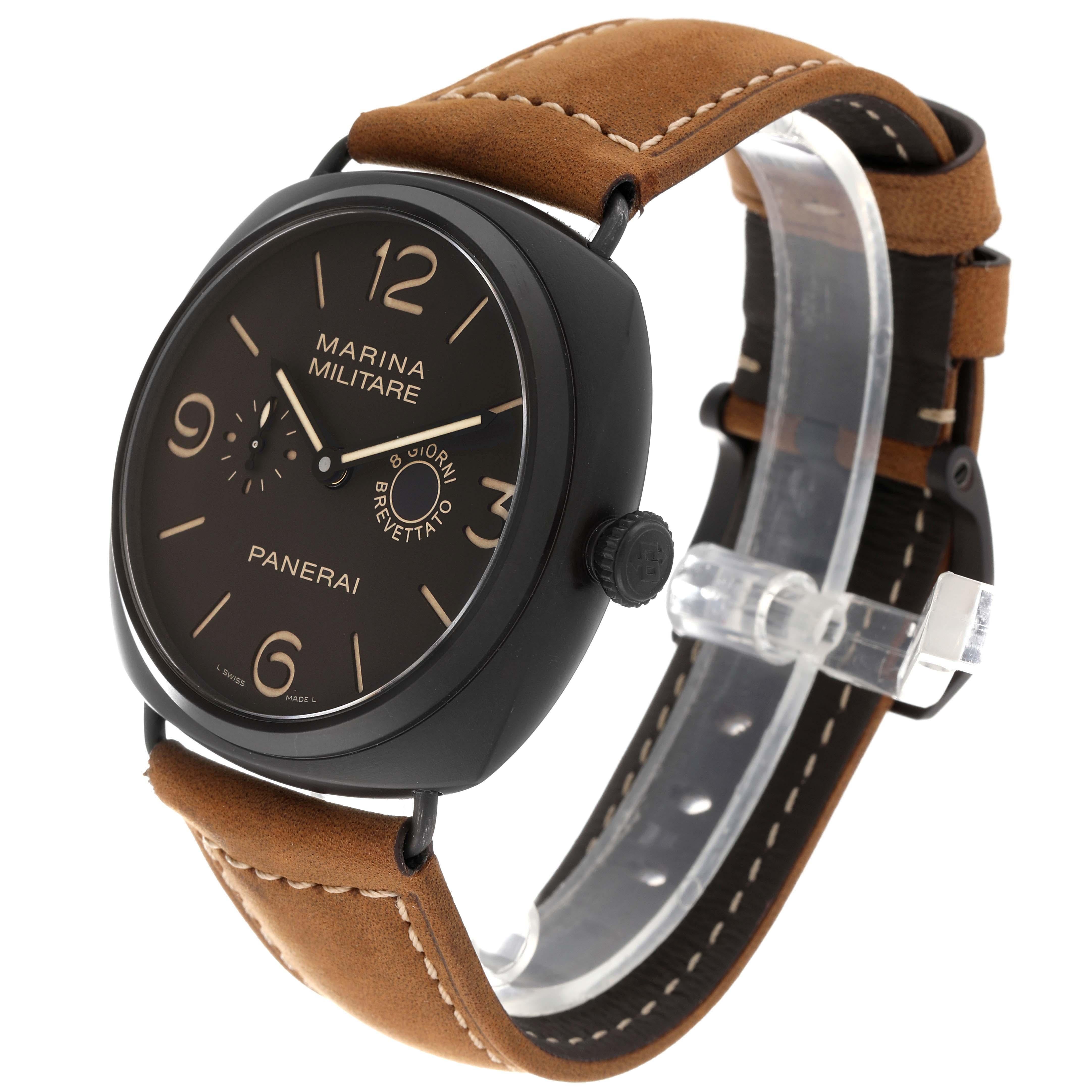 Panerai Radiomir Composite Marina Militare 8 Mens Watch PAM00339 Box Papers For Sale 6