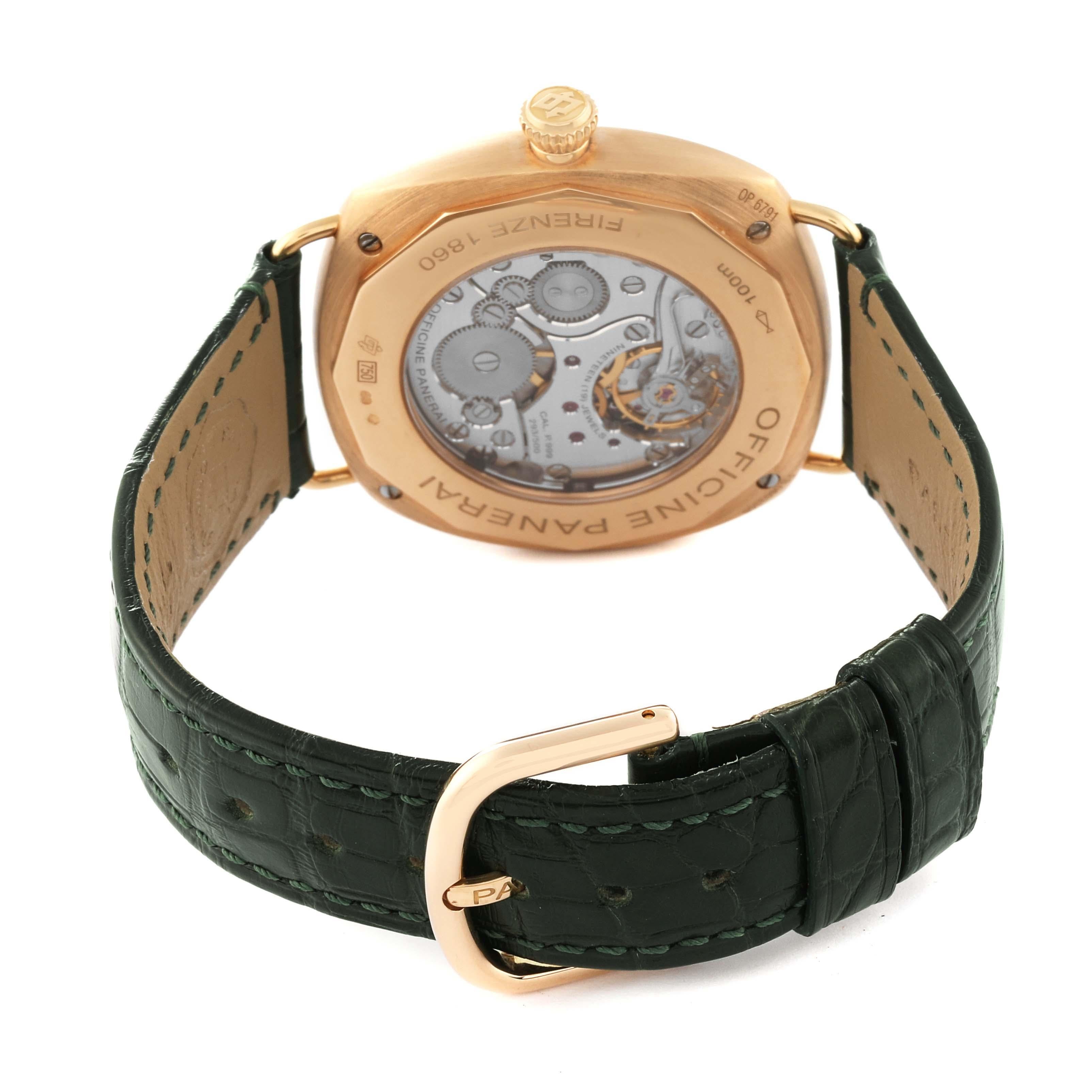 Men's Panerai Radiomir Limited Edition Rose Gold Mens Watch PAM00336 Box Papers For Sale