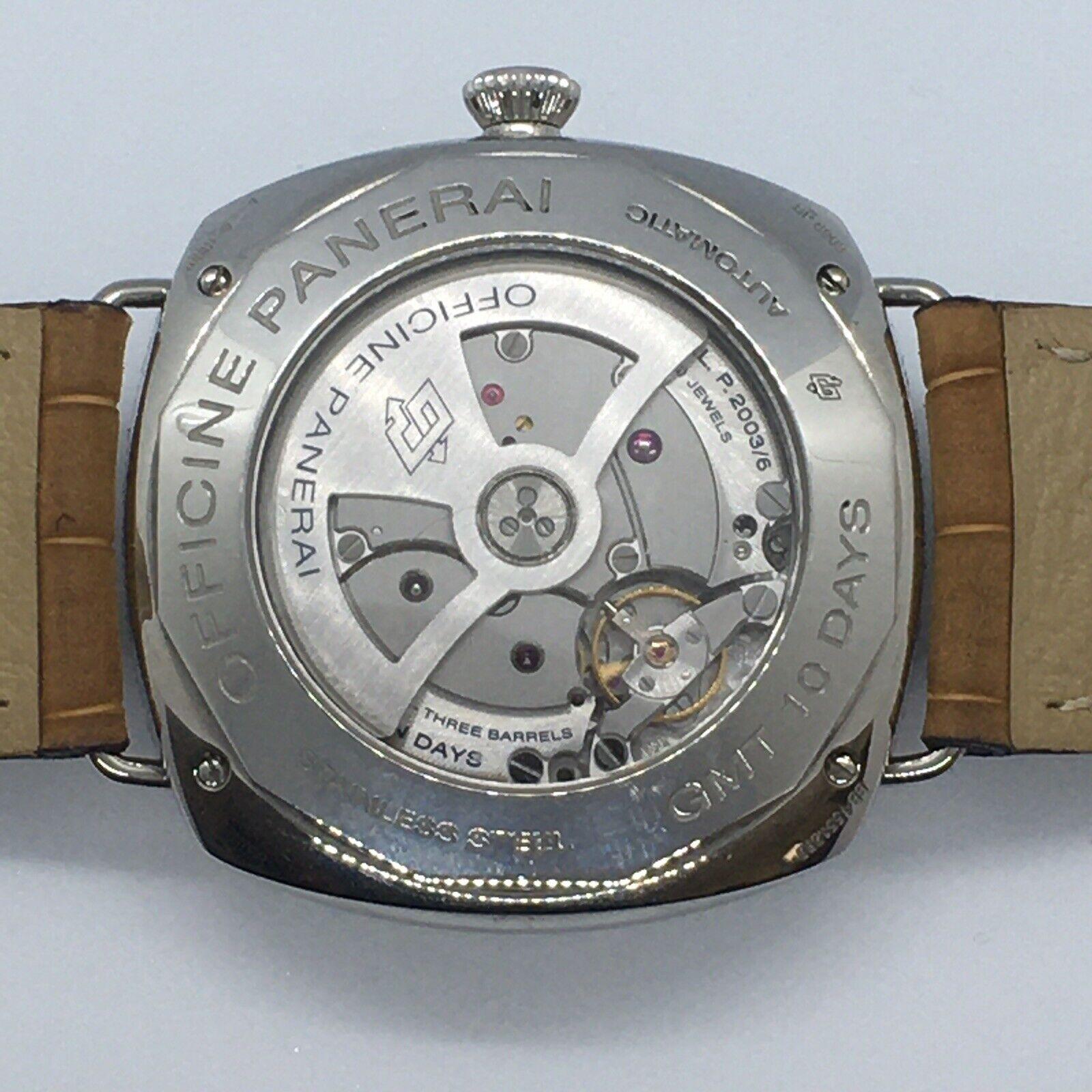 Panerai Radiomir P. 2003/6 GMT10 Days PAM 00685/1000 Super Clean Box Manuale in vendita 3