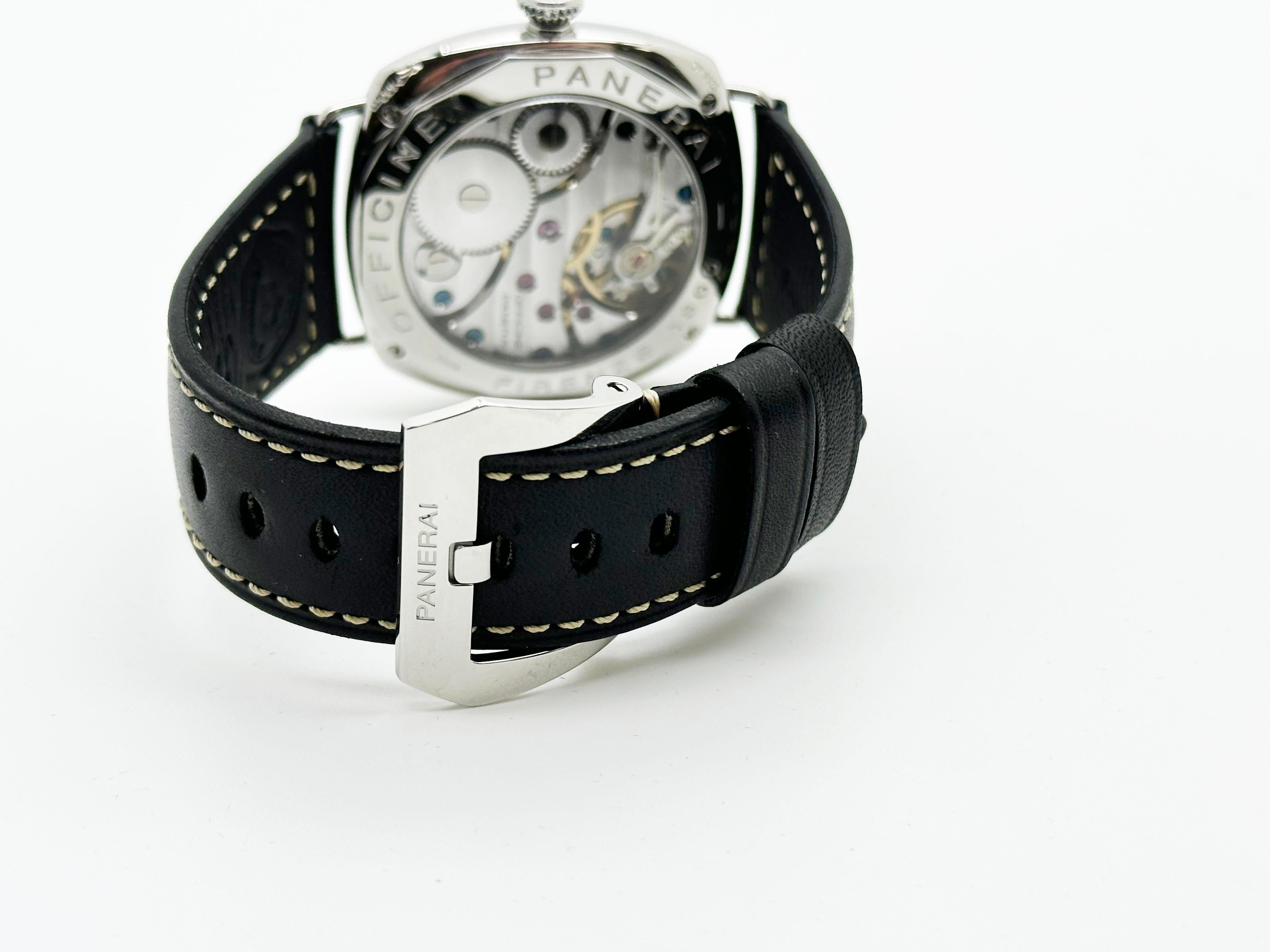 Panerai Radiomir PAM00210 PAM 210 Acciaio Inox Cinturino Pelle Scatola Libretti 4
