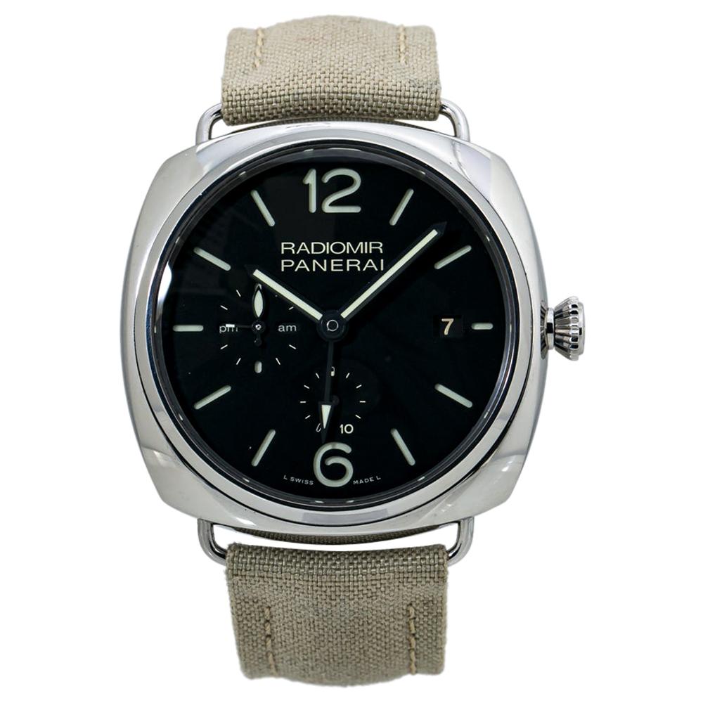 Panerai Radiomir PAM00323 10 Days Automatic Black Dial Watch with Box For Sale