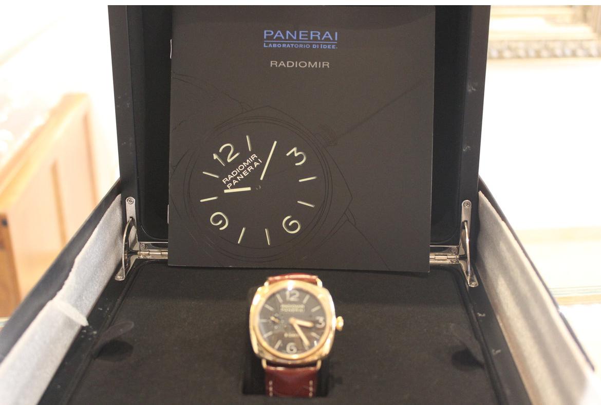 Panerai Radiomir Rose Gold Limited Edition For Sale 5