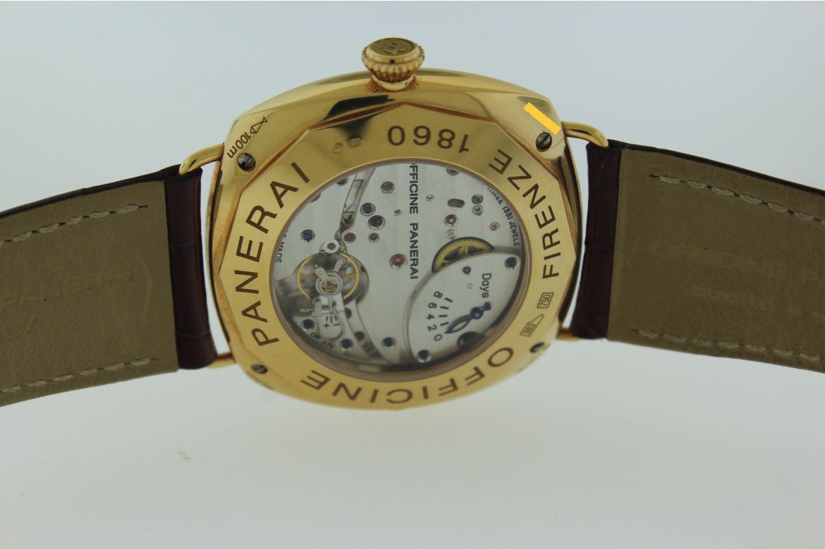 Panerai Radiomir Rose Gold Limited Edition For Sale 6