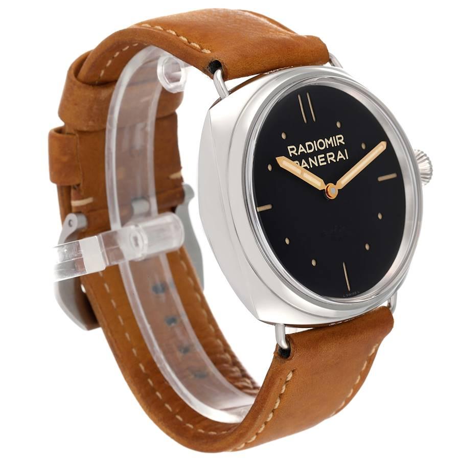 Panerai Radiomir SLC Acciaio 47mm 3 Tage Gangreserve-Uhr PAM00425 Box Papiere im Zustand „Hervorragend“ im Angebot in Atlanta, GA