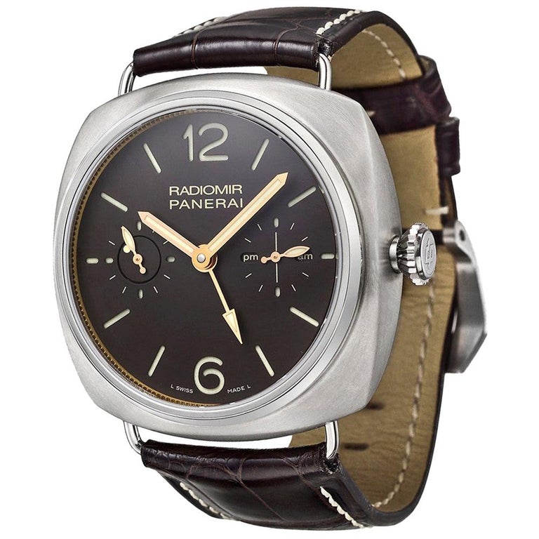 Panerai Radiomir Tourbillon Gmt Titanium Pam For Sale At 1stdibs