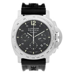 Panerai Stainless Steel Luminor Daylight Chronograph Automatic Wristwatch