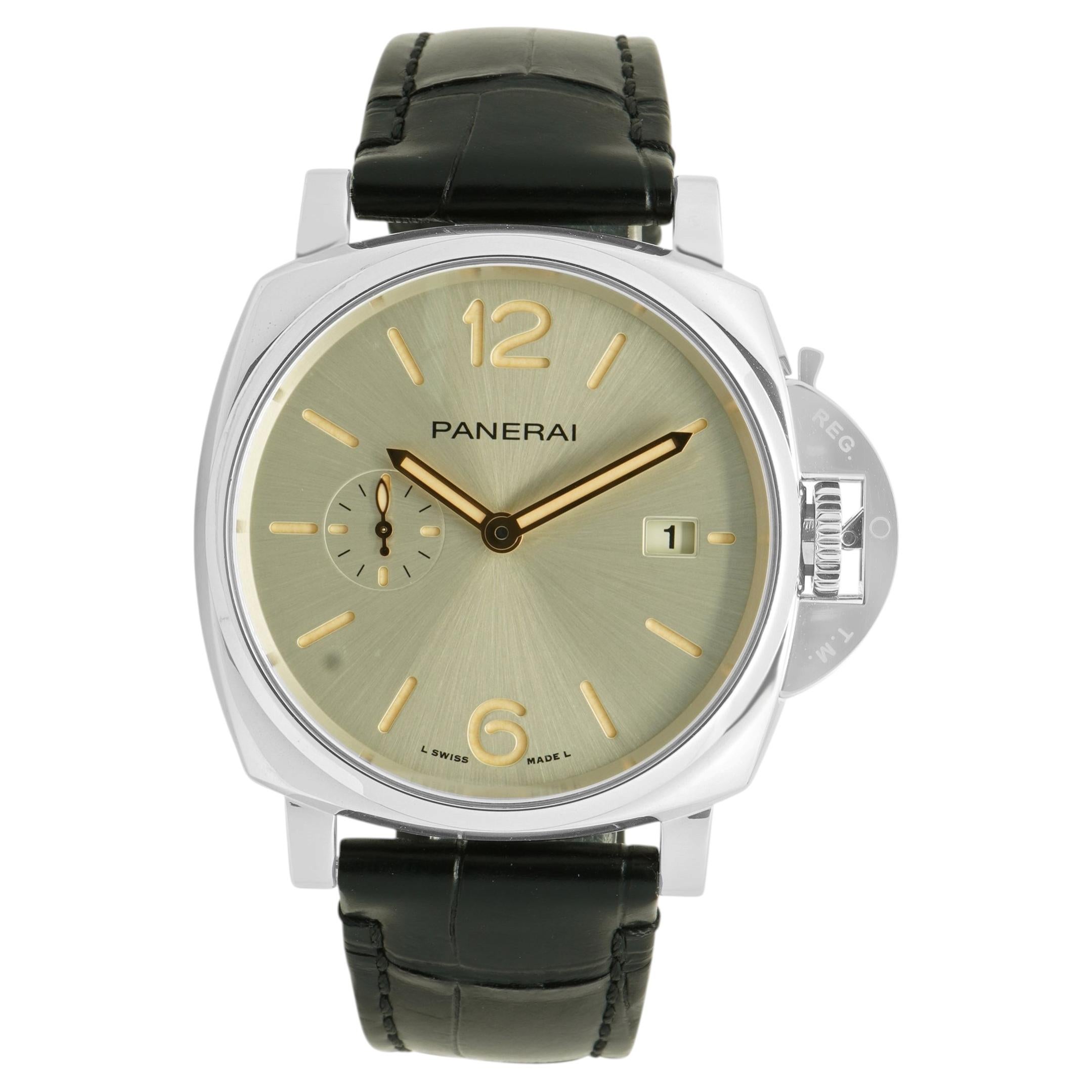 Panerai Acier inoxydable Luminor Due 42mm en vente