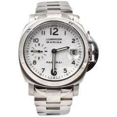 Panerai Stainless Steel Luminor Marina Self-Winding Wristwatch Ref PAM 51