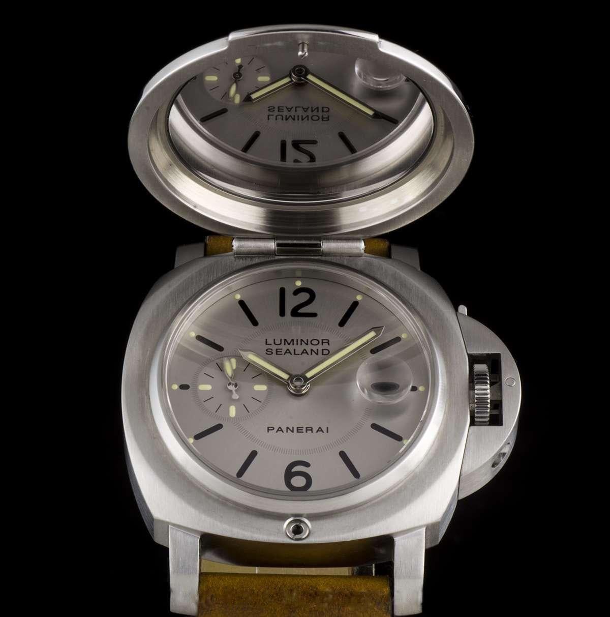 Panerai Steel Luminor Sealand Year of the Snake Ltd Ed PAM00842 Automatic Watch In Excellent Condition In London, GB