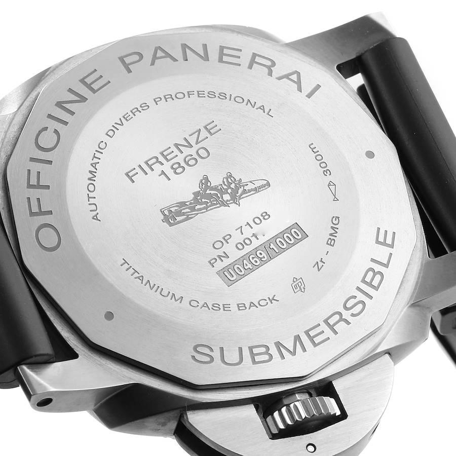 Panerai Submersible BMG-TECH Blue Dial Mens Watch PAM00692 Box Papers In Excellent Condition For Sale In Atlanta, GA