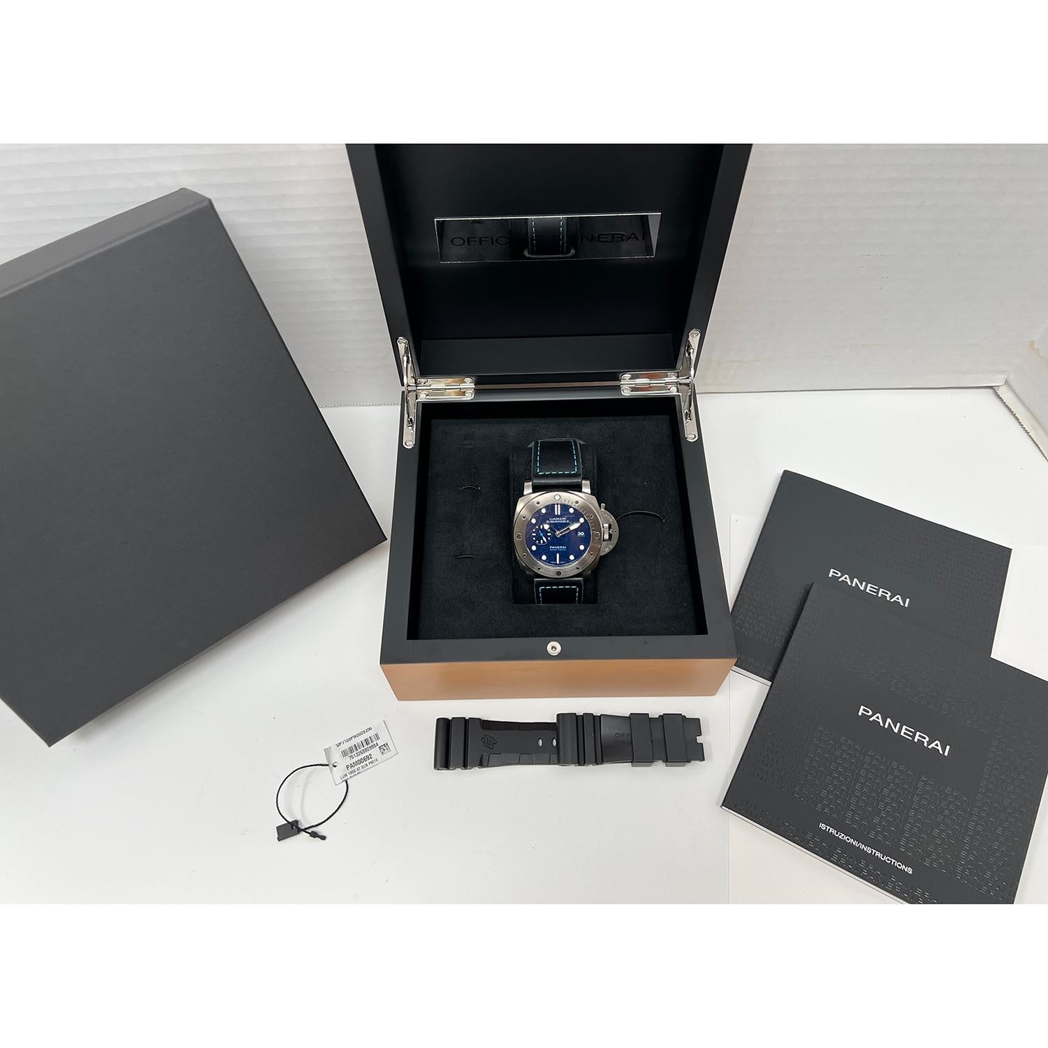 De los hombres Panerai Sumergible BMG-TECH Ref. PAM00692