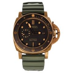 Panerai Submersible Bronzo 3 Days Automatic Watch Bronze with Ceramic and Rubber
