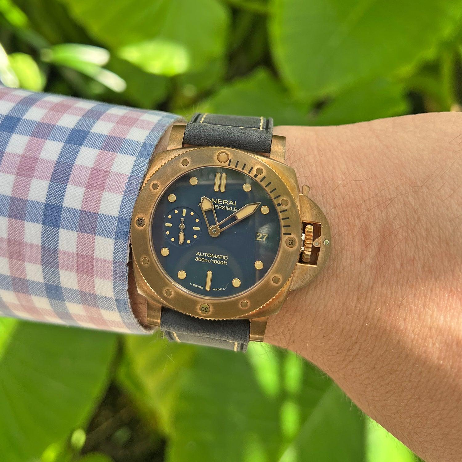 Panerai Submersible Bronzo Blu Abisso Réf. PAM01074 1