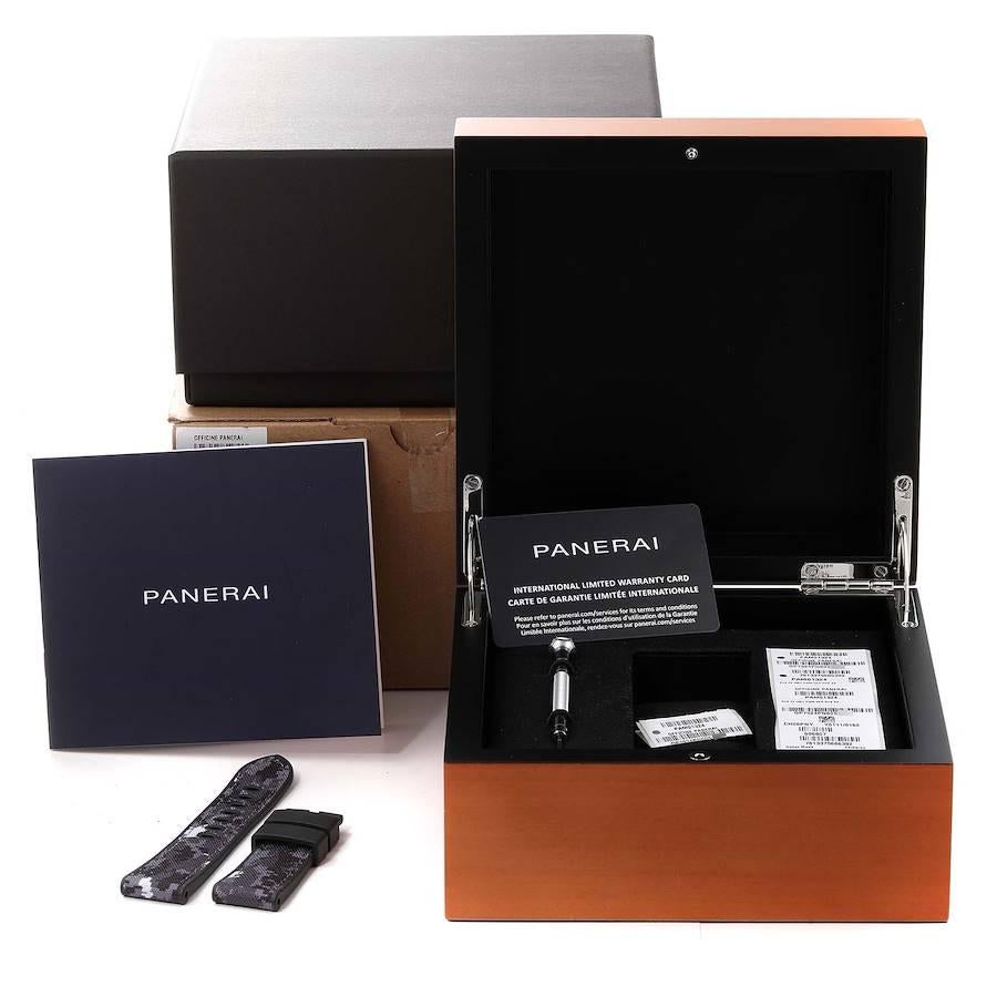 Panerai Submersible GMT Navy Seals Carbotech Mens Watch PAM01324 Unworn 3