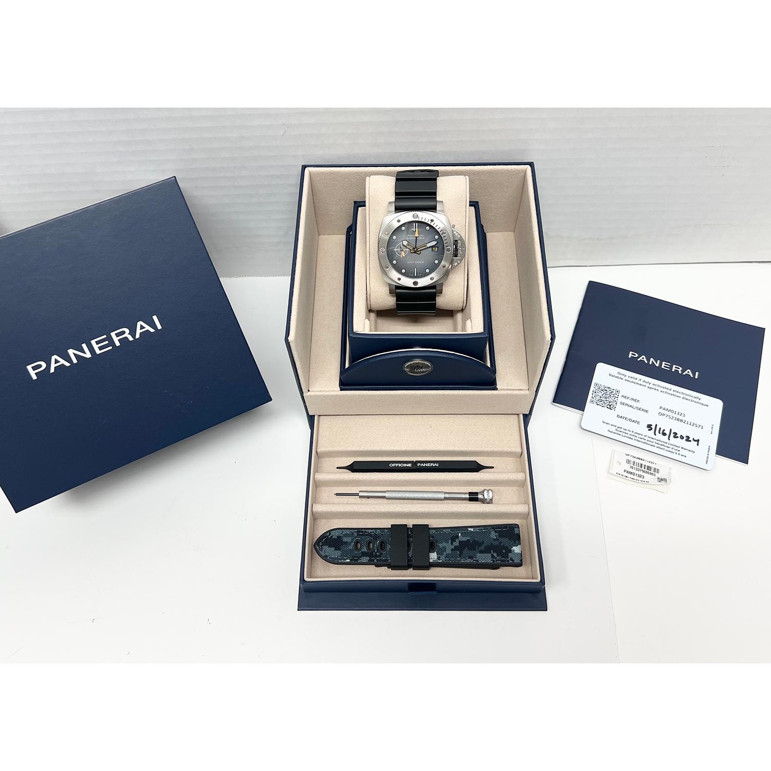 Men's Panerai Submersible GMT Navy SEALs Ref. PAM01323