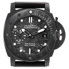 Orologio Panerai Submersible Marina Militare 47mm Carbotech Uomo PAM00979 Scheda Box