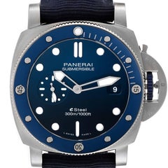 Panerai Submersible Quarantaquattro Blu Profondo Herrenuhr PAM01289 Ungetragen