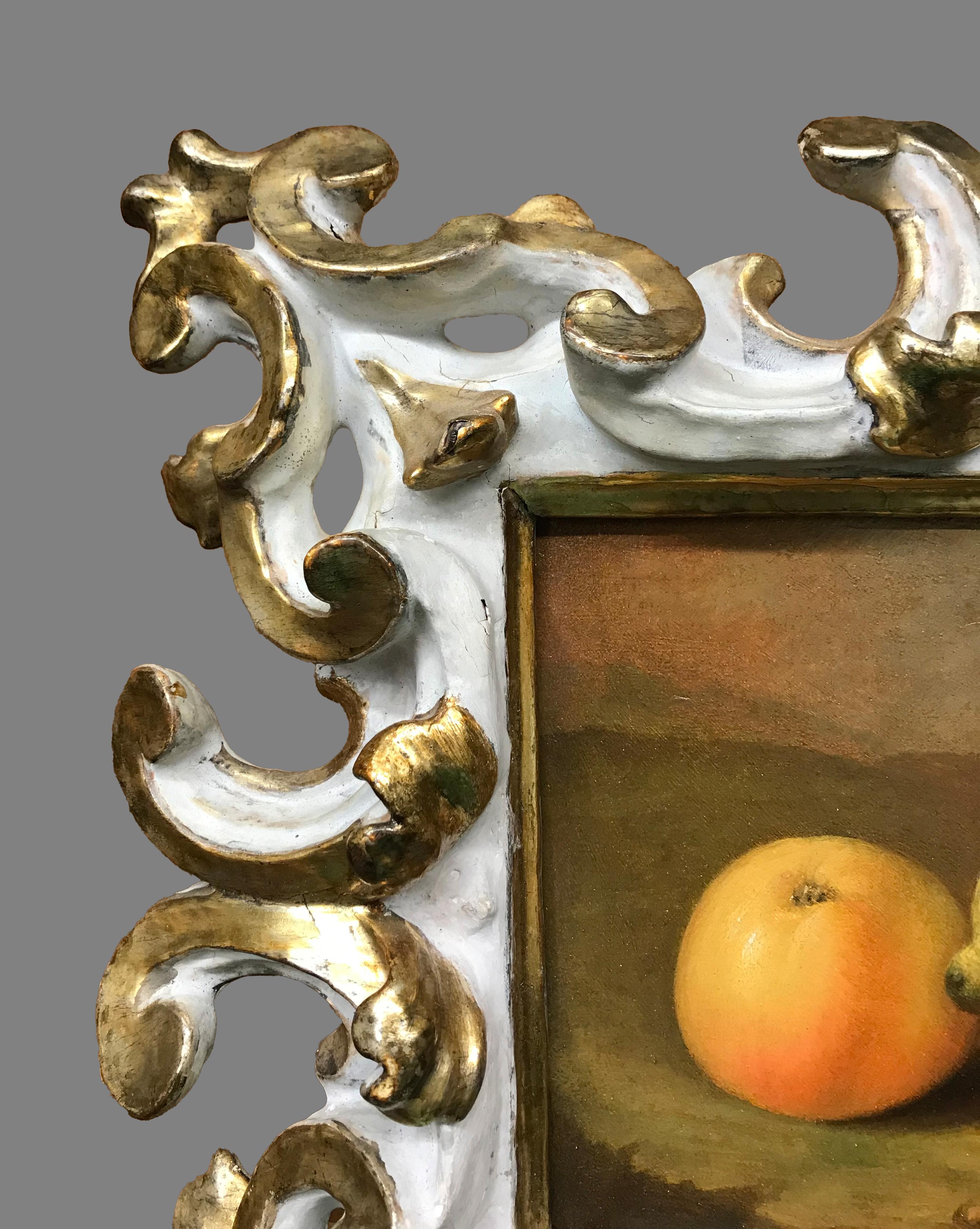 17th Century by Panfilo Nuvolone Still Life Oil on Slate For Sale 8