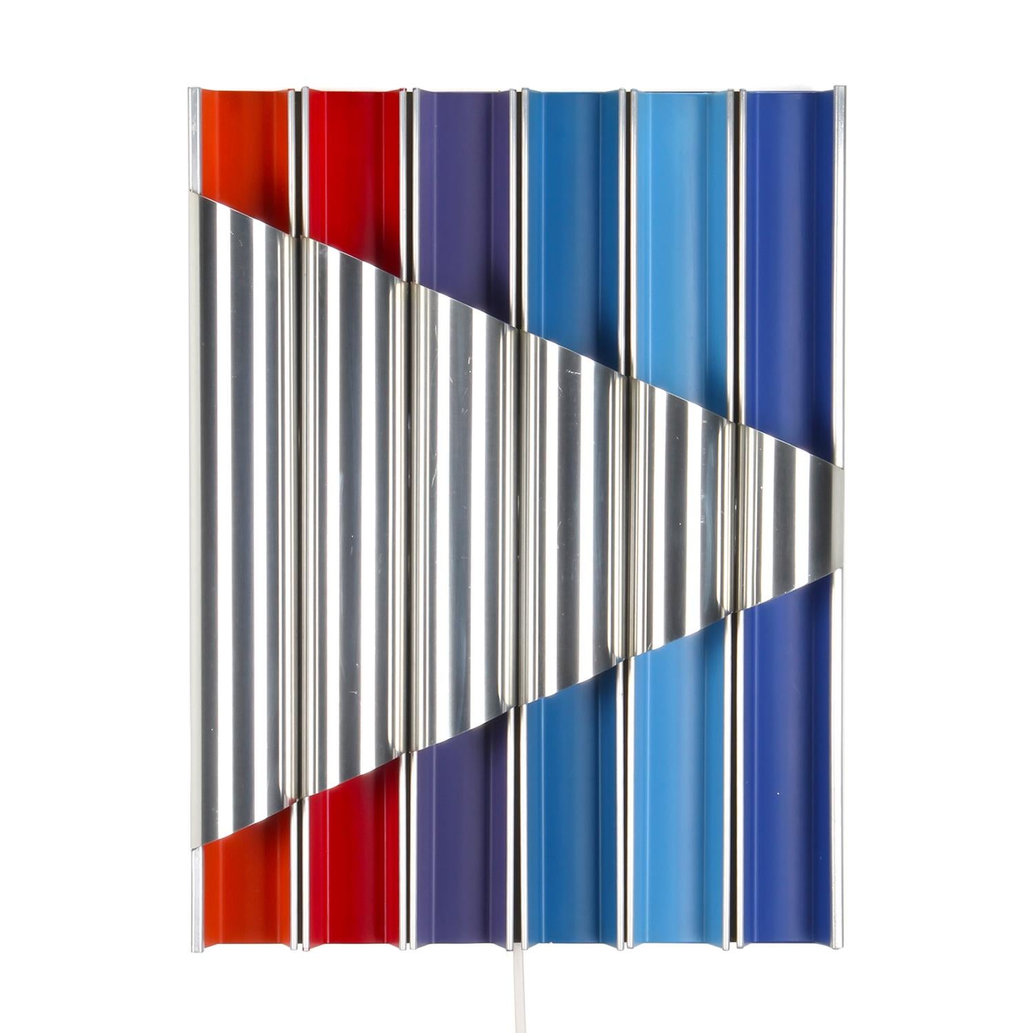 Panflute Extremely Rare Wall Piece by Bent Karlby 1968 Lyfa