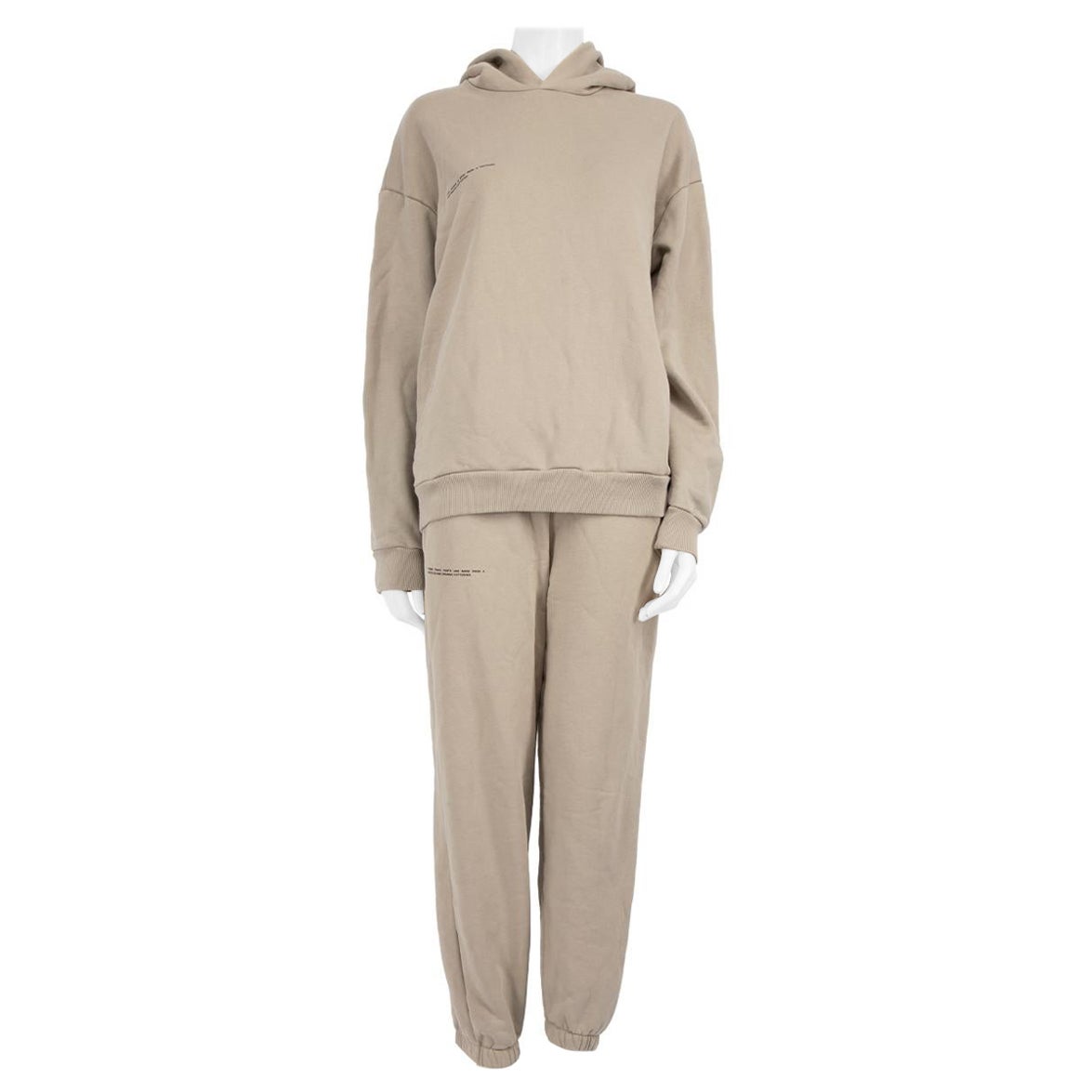 Pangaia Beige Matching Tracksuit Set Size S For Sale