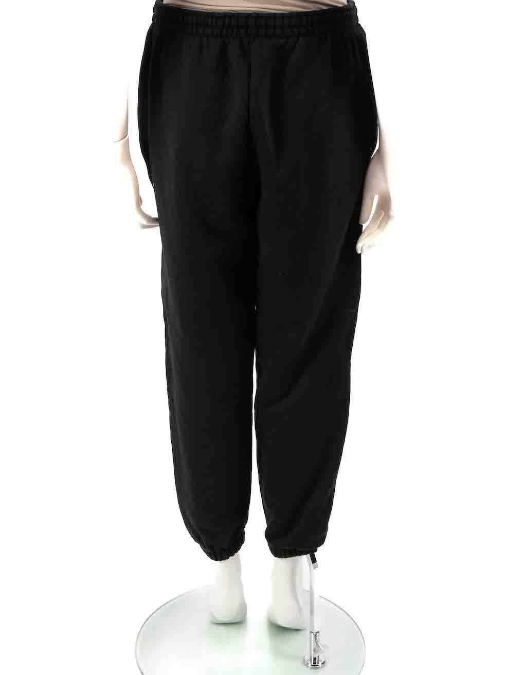 Pangaia Black 365 Track Trousers Size S In Good Condition For Sale In London, GB
