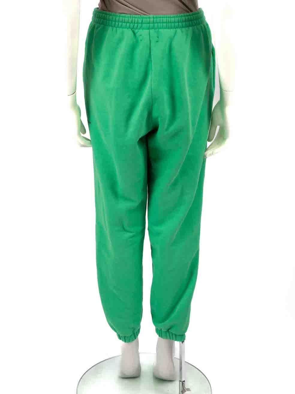 Pangaia Green 365 Track Trousers Size S (Grün) im Angebot