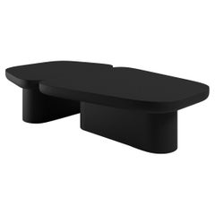 Pangea Contemporary Monolithic Coffee Table in Wood by Secolo
