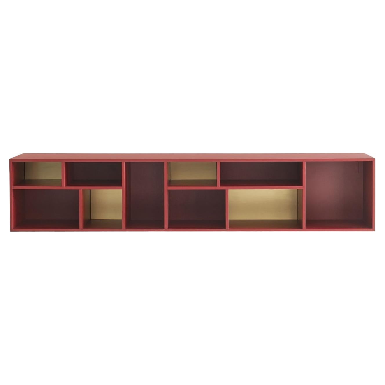 Pangea Large Marsala-Red
Brass Wall Unit