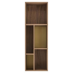 Pangea Walnut 
Brass Wall Unit