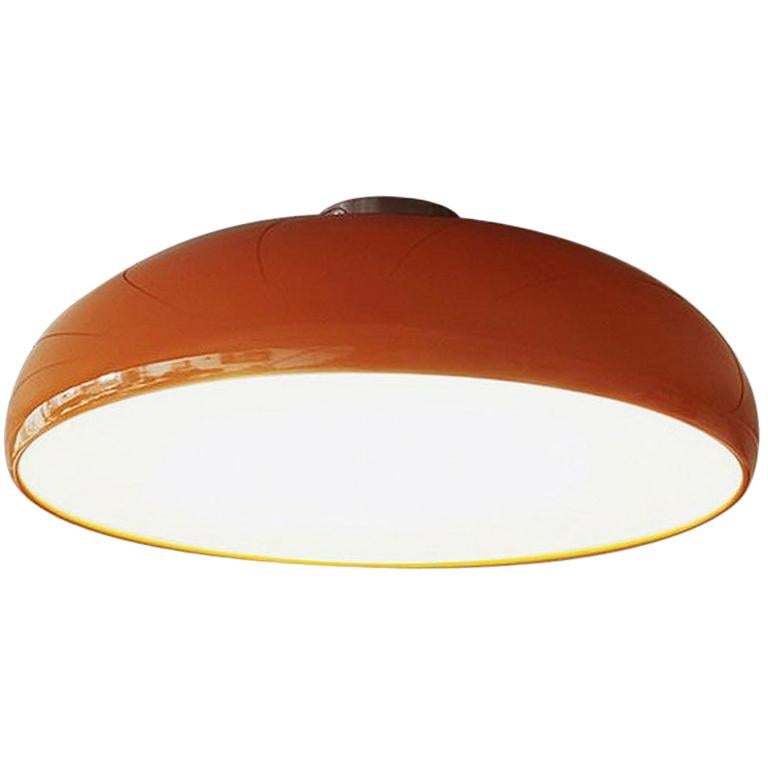 Pangen" Painted Aluminum Ceiling Lamp Designed by FontanaArte For Sale at  1stDibs