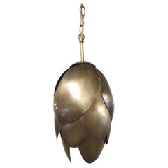 Ciondolo a forma di pangolino (finitura in ottone antico)