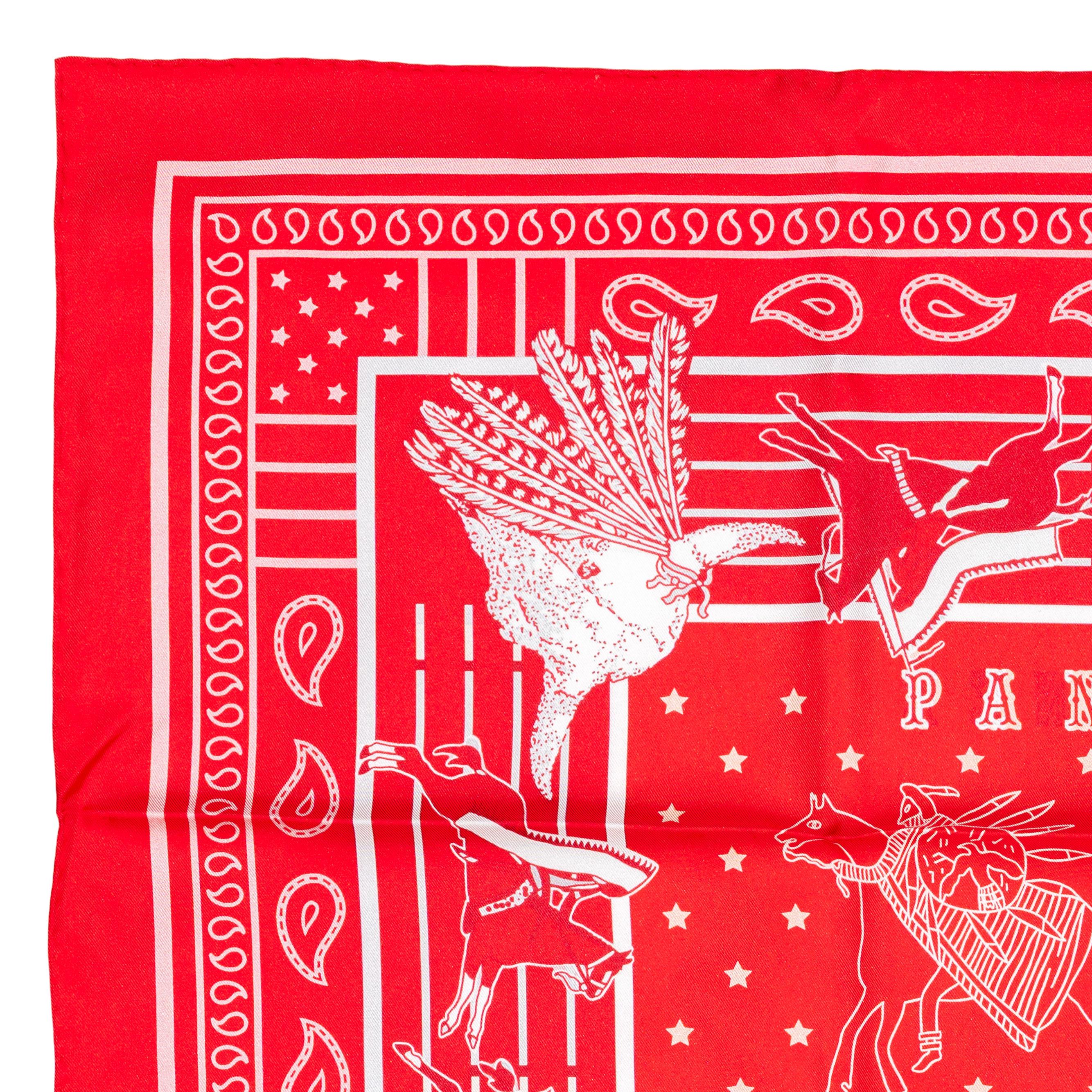 Pani La Shar Pawnee – Rouge – Orange – Vermillon – Double Face 9
