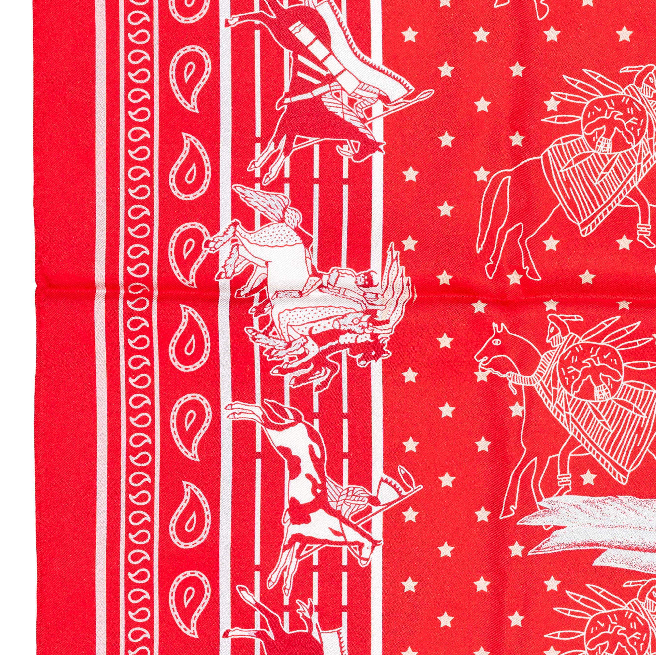 Pani La Shar Pawnee – Rouge – Orange – Vermillon – Double Face 12