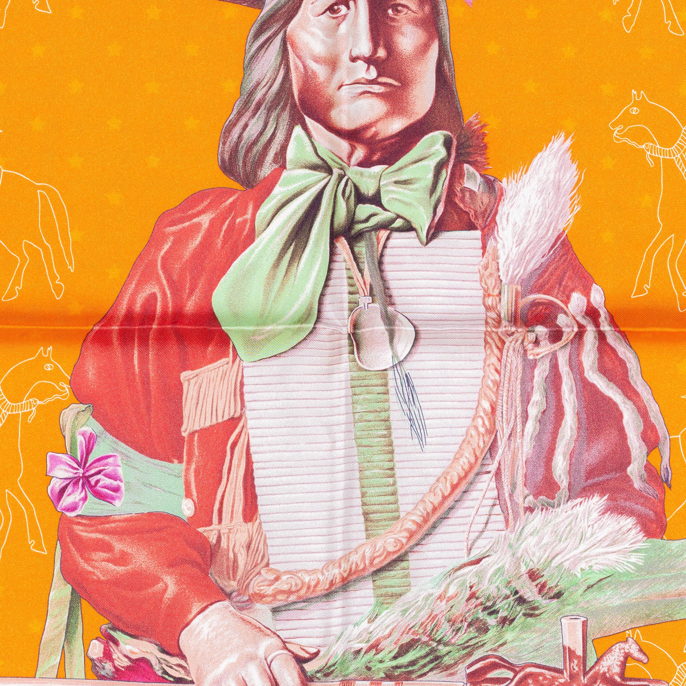 Pani La Shar Pawnee – Rouge – Orange – Vermillon – Double Face 3