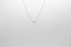 PANIM 0.57 Carat Diamond Briolette 18K Yellow Gold Pendant Necklace