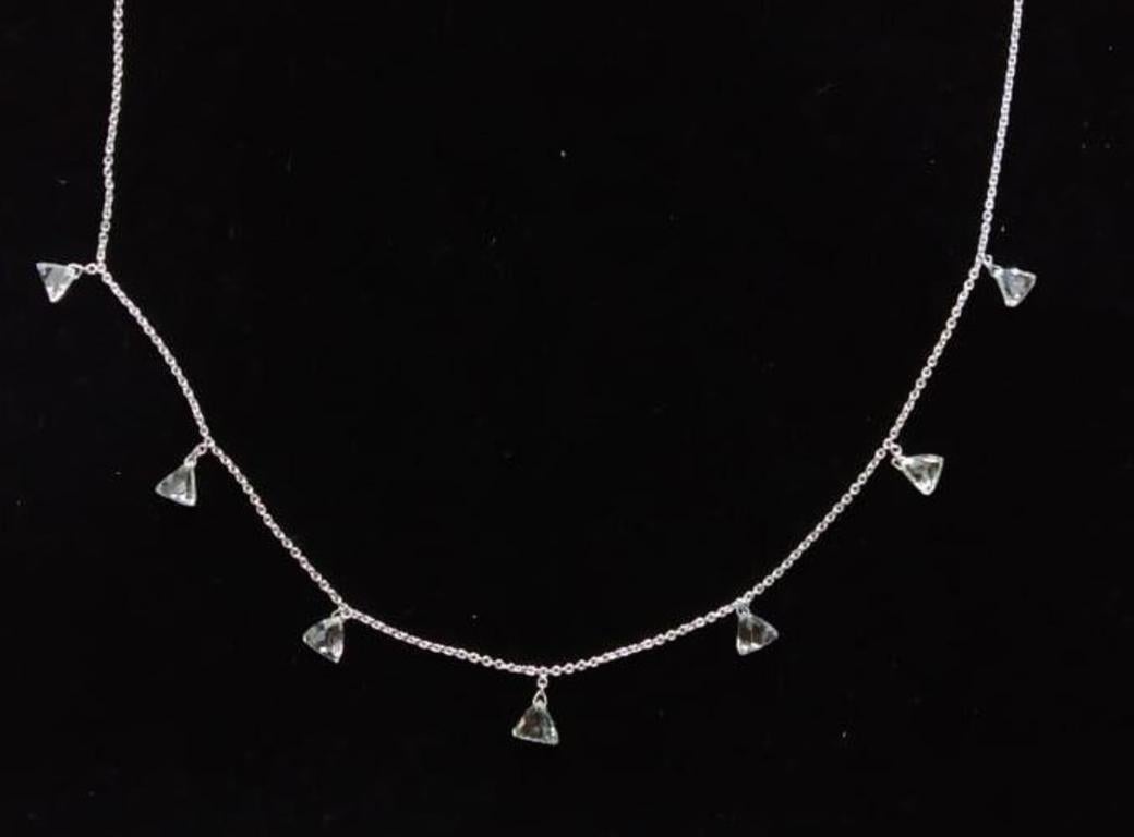 Modern PANIM 18K Diamond Taviz 18K White Gold Choker Necklace For Sale