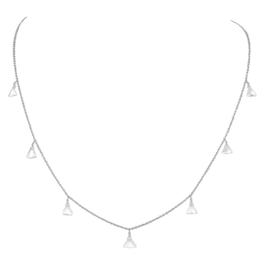 PANIM Collana girocollo in oro bianco 18 carati con diamanti Taviz