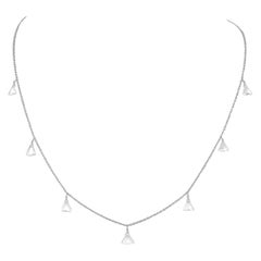 PANIM Collana girocollo in oro bianco 18 carati con diamanti Taviz