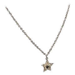 PANIM Collana Stella Rosacut con diamanti in oro bianco 18 carati