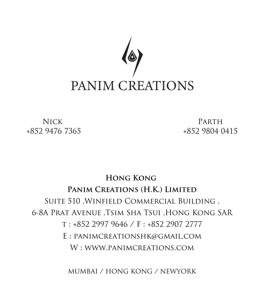 PANIM 2 Carat Diamond Briolette 18K White Gold Dangling Earrings For Sale 2