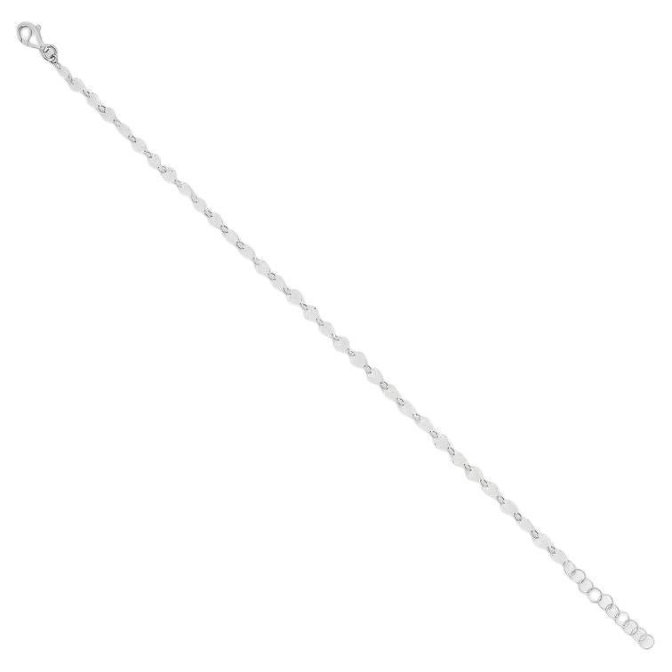 PANIM Bracelet en or blanc 18 carats avec diamant poire taillé en rose 3 carats en vente